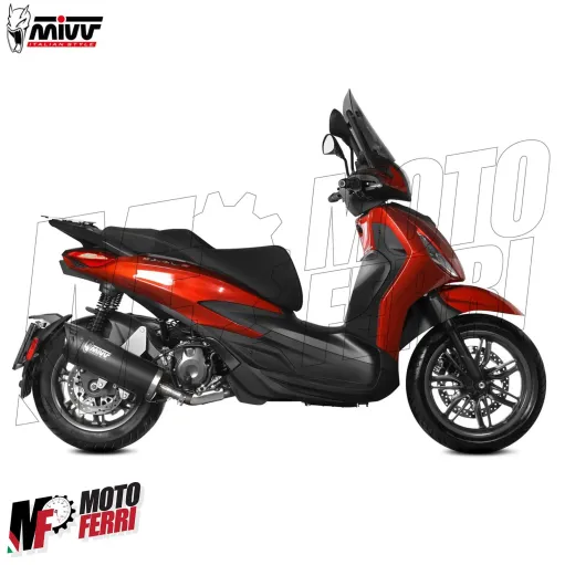 MF8195 Marmitta Scarico MIVV Mover Piaggio Beverly 400 HPE 2021 2022 2023 2024