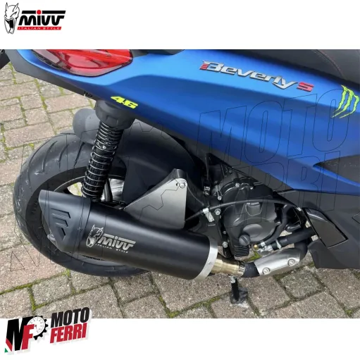 MF8195 Marmitta Scarico MIVV Mover Piaggio Beverly 400 HPE 2021 2022 2023 2024