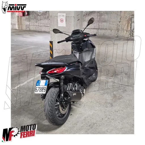 MF8195 Marmitta Scarico MIVV Mover Piaggio Beverly 400 HPE 2021 2022 2023 2024