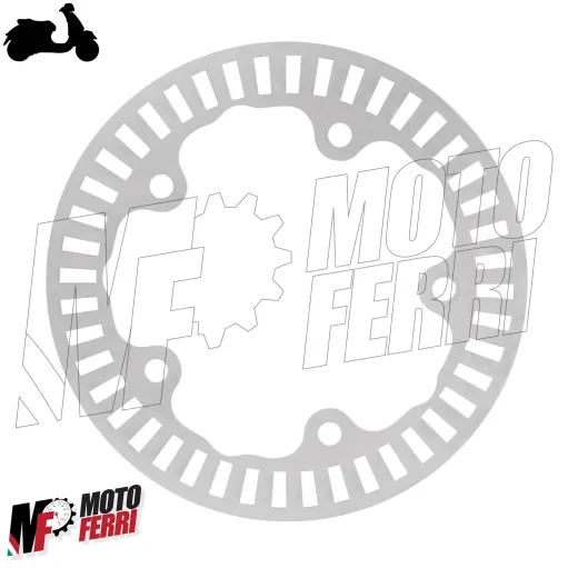 MF1468 RUOTA FONICA POSTERIORE + 10 KM/H KB RACING VESPA GTS 300 HPE SUPERTECH
