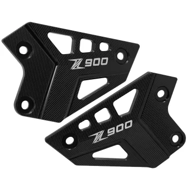 MF8209 Battitacco Kawasaki Z900 mod 2018 2019 2020 2021 2022 2023 2024 CNC Nero