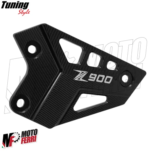 MF8209 Battitacco Kawasaki Z900 mod 2018 2019 2020 2021 2022 2023 2024 CNC Nero