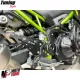 MF8209 Battitacco Kawasaki Z900 mod 2018 2019 2020 2021 2022 2023 2024 CNC Nero