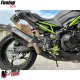 MF8209 Battitacco Kawasaki Z900 mod 2018 2019 2020 2021 2022 2023 2024 CNC Nero