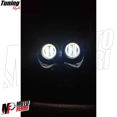 MF6242 Faro Fanale Led + Angel Eye Malaguti F12 Phantom F15 Firefox 1994 - 2006