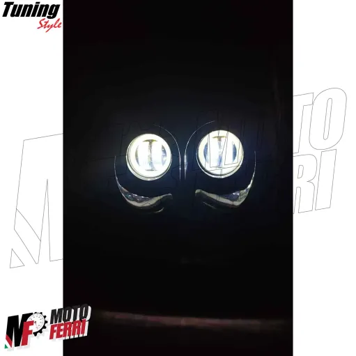 MF6242 Faro Fanale Led + Angel Eye Malaguti F12 Phantom F15 Firefox 1994 - 2006