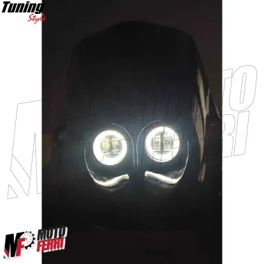 MF6242 Faro Fanale Led + Angel Eye Malaguti F12 Phantom F15 Firefox 1994 - 2006