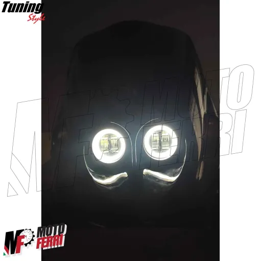 MF6242 Faro Fanale Led + Angel Eye Malaguti F12 Phantom F15 Firefox 1994 - 2006