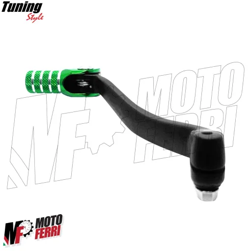 MF8210 Leva Cambio Kawasaki KXF 450 4T dal 2006 al 2015 Alluminio Nero Verde