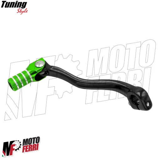 MF8210 Leva Cambio Kawasaki KXF 450 4T dal 2006 al 2015 Alluminio Nero Verde