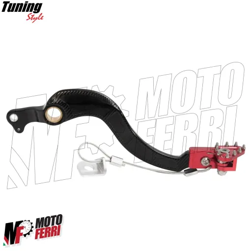 MF8211 Pedale Freno Posteriore Honda CRF 450 R RX dal 2005 al 2024 in Alluminio
