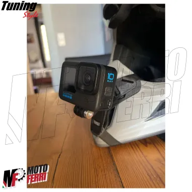 MF8214 Supporto Mentoniera Casco Moto per Action Cam Camera GoPro Insta DJI