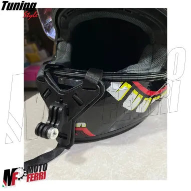 MF8214 Supporto Mentoniera Casco Moto per Action Cam Camera GoPro Insta DJI