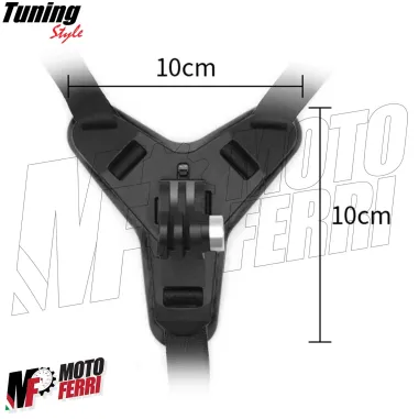MF8214 Supporto Mentoniera Casco Moto per Action Cam Camera GoPro Insta DJI