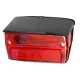 MF0102 Fanalino Stop Posteriore Tetto Nero Tipo Originale Vespa 50 Special