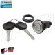 MF8223 Kit Serratura Chiavi per Bauletto 36L Piaggio Beverly MP3 X8 Gilera GP800