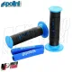 MF1748 Manopole Polini Big Evolution Bicolore Nero Blu Scooter Universali