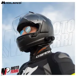 Kit 2 Interfono Moto Midland Lokui K30 Bluetooth Casco Integrale Modulare 2