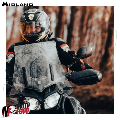 Kit 2 Interfono Moto Midland Lokui K30 Bluetooth Casco Integrale Modulare
