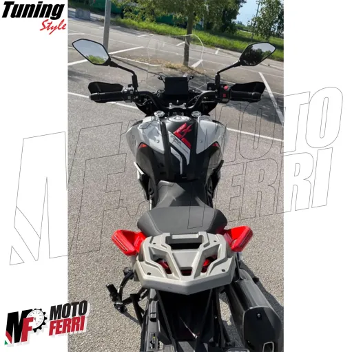 MF6663 Adesivo Protezione Paraserbatoio Rosso Benelli TRK 702 X 2023 - 2024