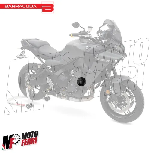 MF4503 Tamponi Protezione Telaio Barracuda Yamaha Tracer 900 / 9 mod 2014 - 2023