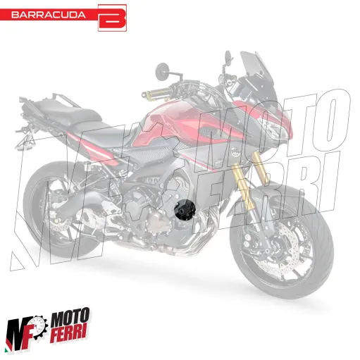 MF4503 Tamponi Protezione Telaio Barracuda Yamaha Tracer 900 / 9 mod 2014 - 2023