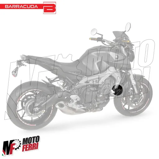 MF4503 Tamponi Protezione Telaio Barracuda per Yamaha MT-09 dal 2014 al 2016