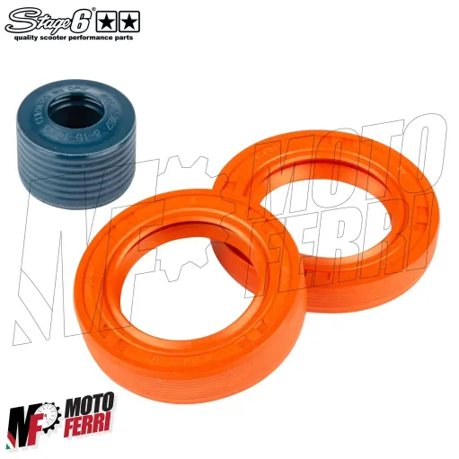 MF8239 Paraoli Albero Motore + Pompa Acqua FKM Stage6 Piaggio ZIP NRG Runner 2T