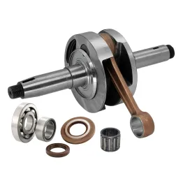 MF8240 Albero Motore Ape TM 602 703 Benzina + Gabbia a rulli Cuscinetti Paraoli