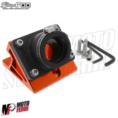 MF2201 COLLETTORE CARBURATORE + RIALZO STAGE6 R/T dm 26 - 28 MOTORE MINARELLI