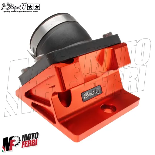 MF2201 COLLETTORE CARBURATORE + RIALZO STAGE6 R/T dm 26 - 28 MOTORE MINARELLI