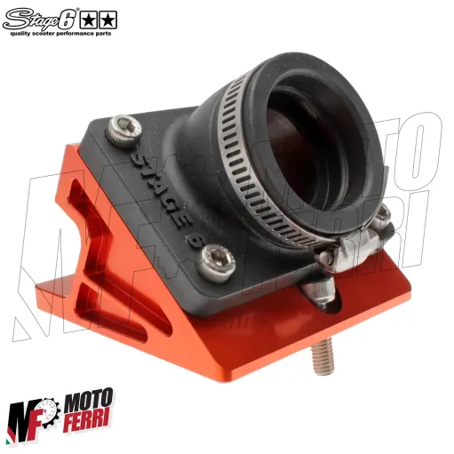 MF2201 COLLETTORE CARBURATORE + RIALZO STAGE6 R/T dm 26 - 28 MOTORE MINARELLI