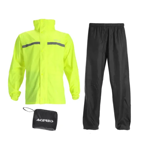 MF4049 Antipioggia Tuta Impermeabile Acerbis Giacca + Pantalone Moto Scooter