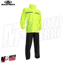 MF4049 Antipioggia Tuta Impermeabile Acerbis Giacca + Pantalone Moto Scooter 2