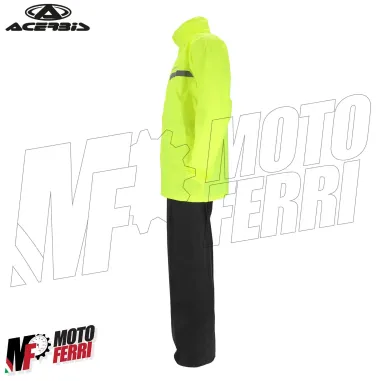 MF4049 Antipioggia Tuta Impermeabile Acerbis Giacca + Pantalone Moto Scooter
