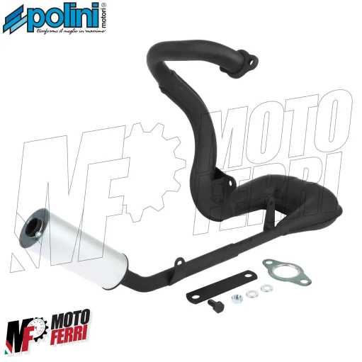 Marmitta Polini Sport Vespa 50 PK S XL N V Rush FL FL2 - Uscita a Destra