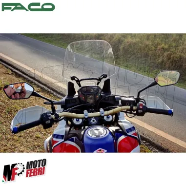 MF6536 Cupolino Faco Alto Trasparente Honda CRF 1000 L Africa Twin 2016 - 2019