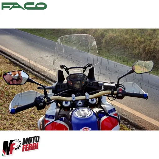 MF6536 Cupolino Faco Alto Trasparente Honda CRF 1000 L Africa Twin 2016 - 2019