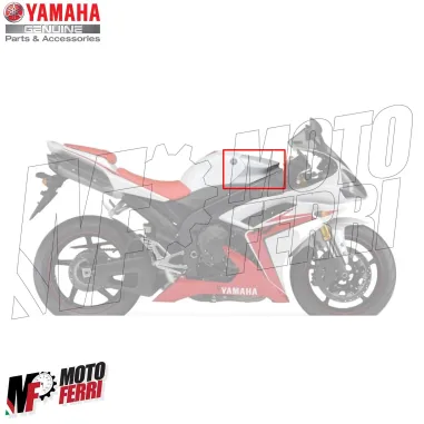 Cover Superiore Serbatoio Bianco Originale Yamaha YZF R1 mod 2007 / 2008