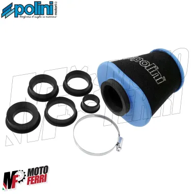 Filtro Aria conico Polini Carburatore Air Box Scooter Big Evolution DM 28 / 55
