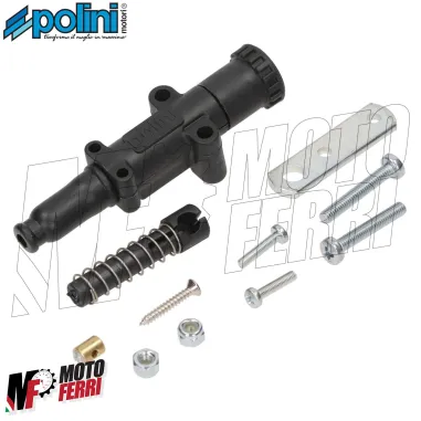 MF1501 Polini Kit Comando Aria Manuale Starter Nero + Filo Universale Scooter
