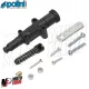 MF1501 Polini Kit Comando Aria Manuale Starter Nero + Filo Universale Scooter