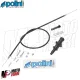 MF1501 Polini Kit Comando Aria Manuale Starter Nero + Filo Universale 2T 50