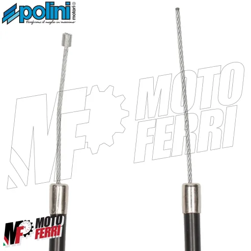 MF1501 Polini Kit Comando Aria Manuale Starter Nero + Filo Universale 2T 50