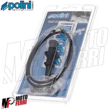 MF1501 Polini Kit Comando Aria Manuale Starter Nero + Filo Universale 2T 50