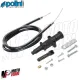 MF1501 Polini Kit Comando Aria Manuale Starter Nero + Filo Universale 2T 50