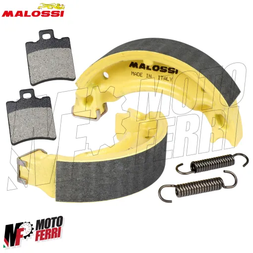 MF2206 Ganasce Freno Malossi Posteriori MBK Booster Spirit + Pastiglie Anteriori