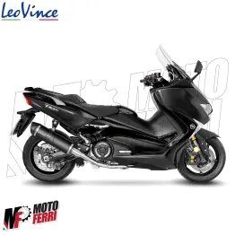 MF3000 Scarico Completo LeoVince LV One Evo Black Yamaha TMax 530 2017 2018 2019 2
