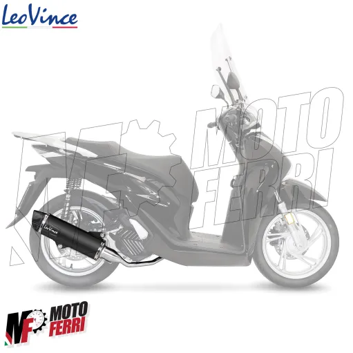 MF8261 Scarico Completo LeoVince Honda SH 125 150 mod 2020 2021 2022 2023 2024