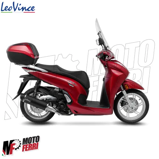 MF8262 Scarico Marmitta LeoVince Slip-On Honda SH 350 E5 2021 2022 2023 2024